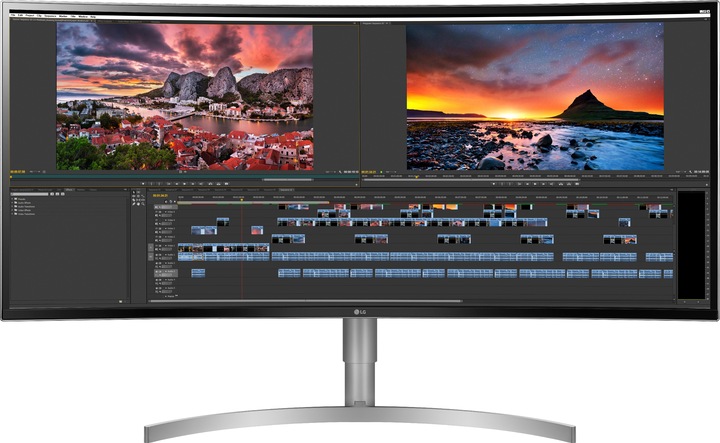 LG 38wk95c-W (3840 x 1600 pixels, 38")