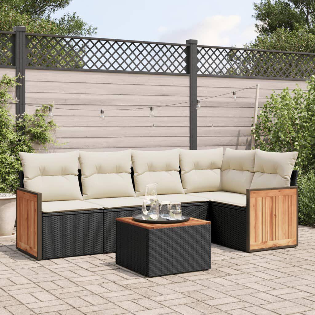 Thumbnail - VidaXL, Gartenlounge, 10-tlg. Garten-Lounge-Set mit Kissen