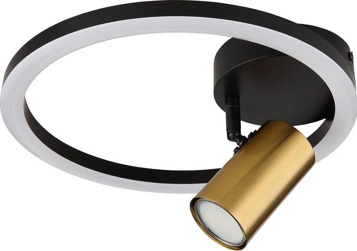 Actual product image Globo Wall lamp Marrie black LED (800 lm, GU10)