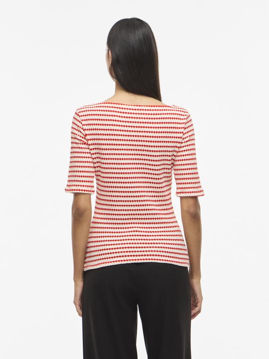 Immagine prodotto Vila VILOPES U-Boot-Ausschnitt Oberteil mit kurzen Ärmeln (S)