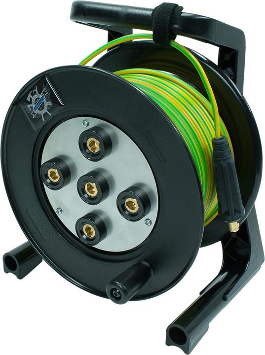 Dönges Stranded drum Dinse systeem, 50 m x 6 mm² (50 m, 6 mm²)