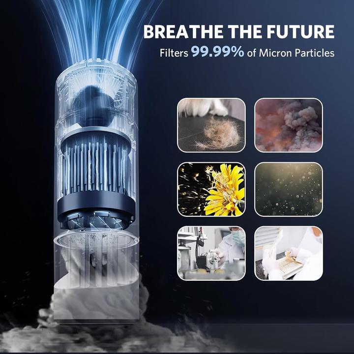 Immagine prodotto Air Expert Aircap Portabler Luftreiniger schwarz (12 m²)