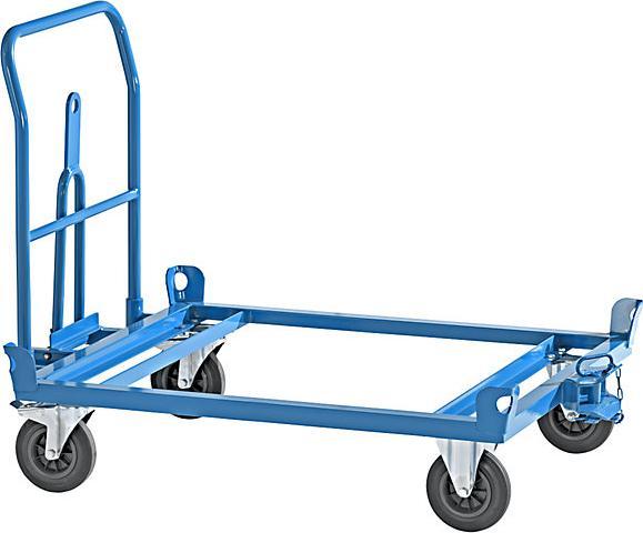 Actual product image eurokraft pro Chassis with drawbar and coupling (500 kg)