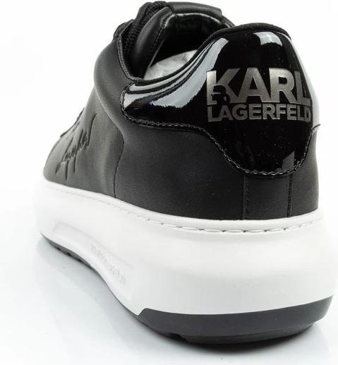 Actual product image Karl Lagerfeld men's shoes sneakers Kapri natural leather black (43)
