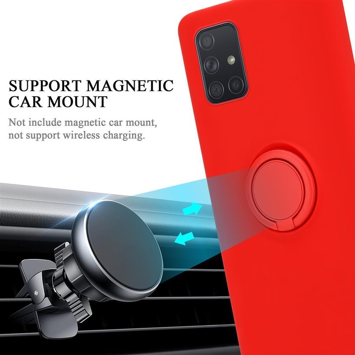 Actual product image Cadorabo TPU Liquid Ring Silicone Case Cover (Samsung Galaxy A71)