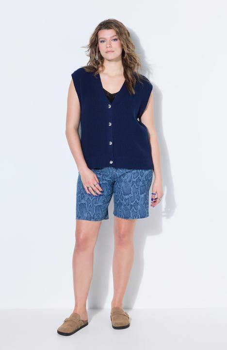 Actual product image Studio Untold Strickweste, oversized, V-Ausschntt (50)