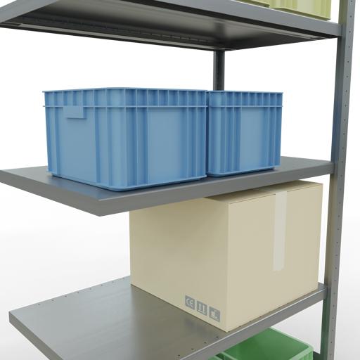 Image du produit Schulte Lagertechnik Système enfichable Élément suivant MULTIplus330 avec traverse de longueur