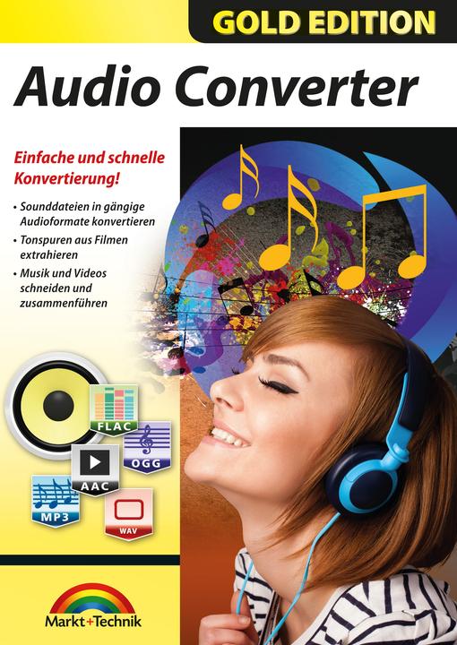 Produktbild Audio Converter Gold Edition Download Code (1 User, 1 Geräte/User, unbegrenzt)
