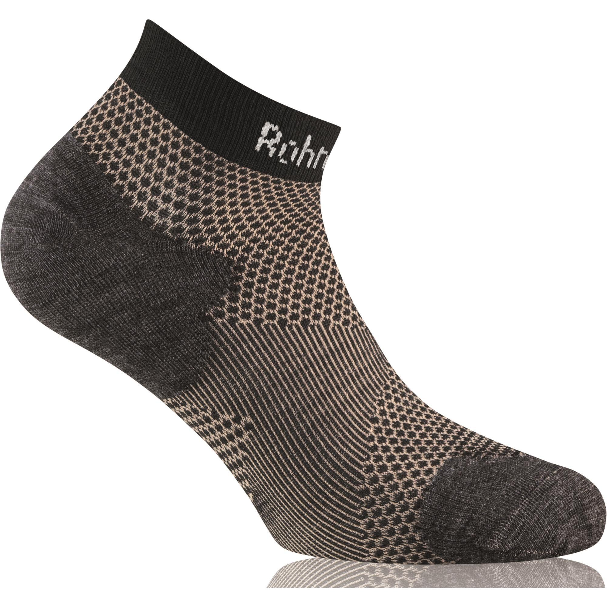 Rohner, Unisex, Sportsocken, Copper Allsport Sneaker (39 - 41), Schwarz