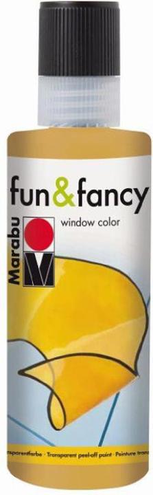 Produktbild Marabu Window Color Konturenfarbe "Fun & Fancy" gold (Gold, 80 ml)