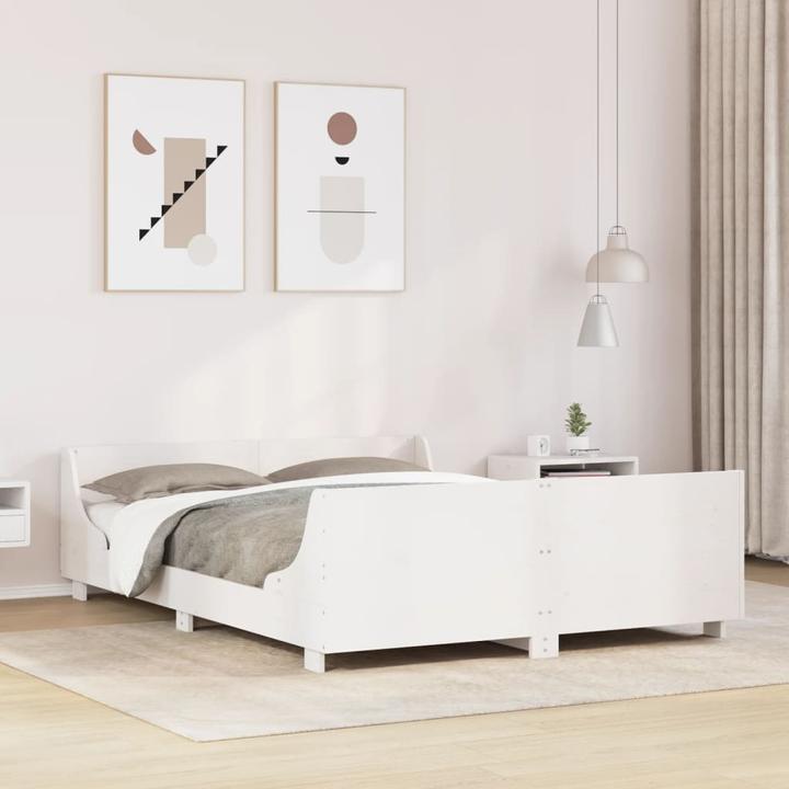Produktbild vidaXL Bettrahmen (135 x 190 cm)