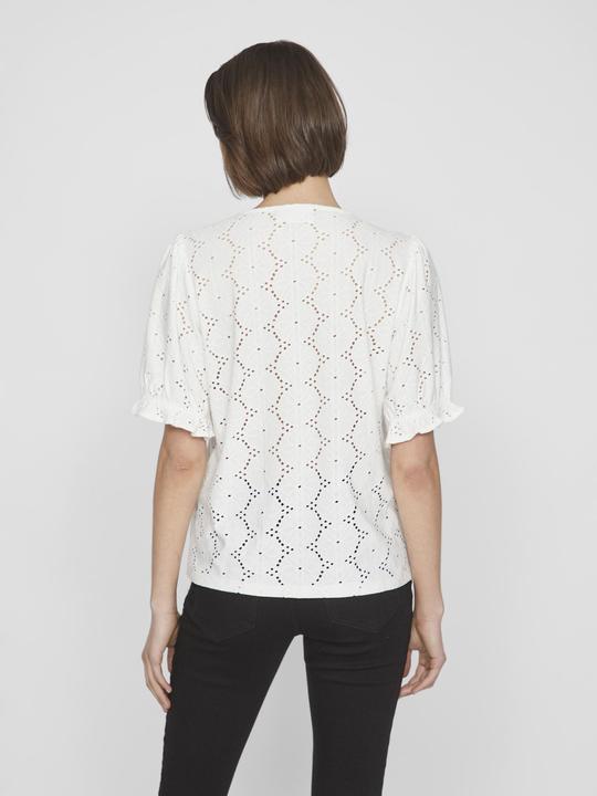 Actual product image Vila Round neck top with short sleeves (XS)