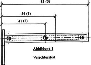 Produktbild HP Autozubehör Universalblindzylinder UBZ 1 Türdicken 84-154 mm matt vernickelt