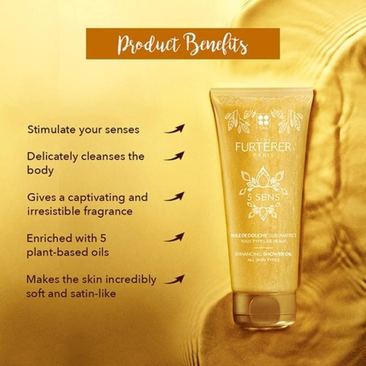 Actual product image Rene Furterer 5 Sens Shower Oil Oil (200 ml)