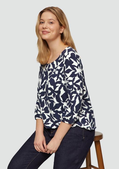 Immagine prodotto S.Oliver T-Shirt Shirt mit All-over-Print aus Viskosestretch (46)