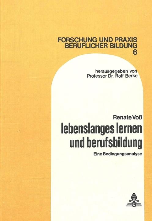 Produktbild Lebenslanges Lernen und Berufsbildung (Deutsch, 1978)