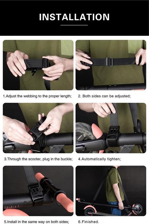 Actual product image Mobygo Schultergurt für Scooter