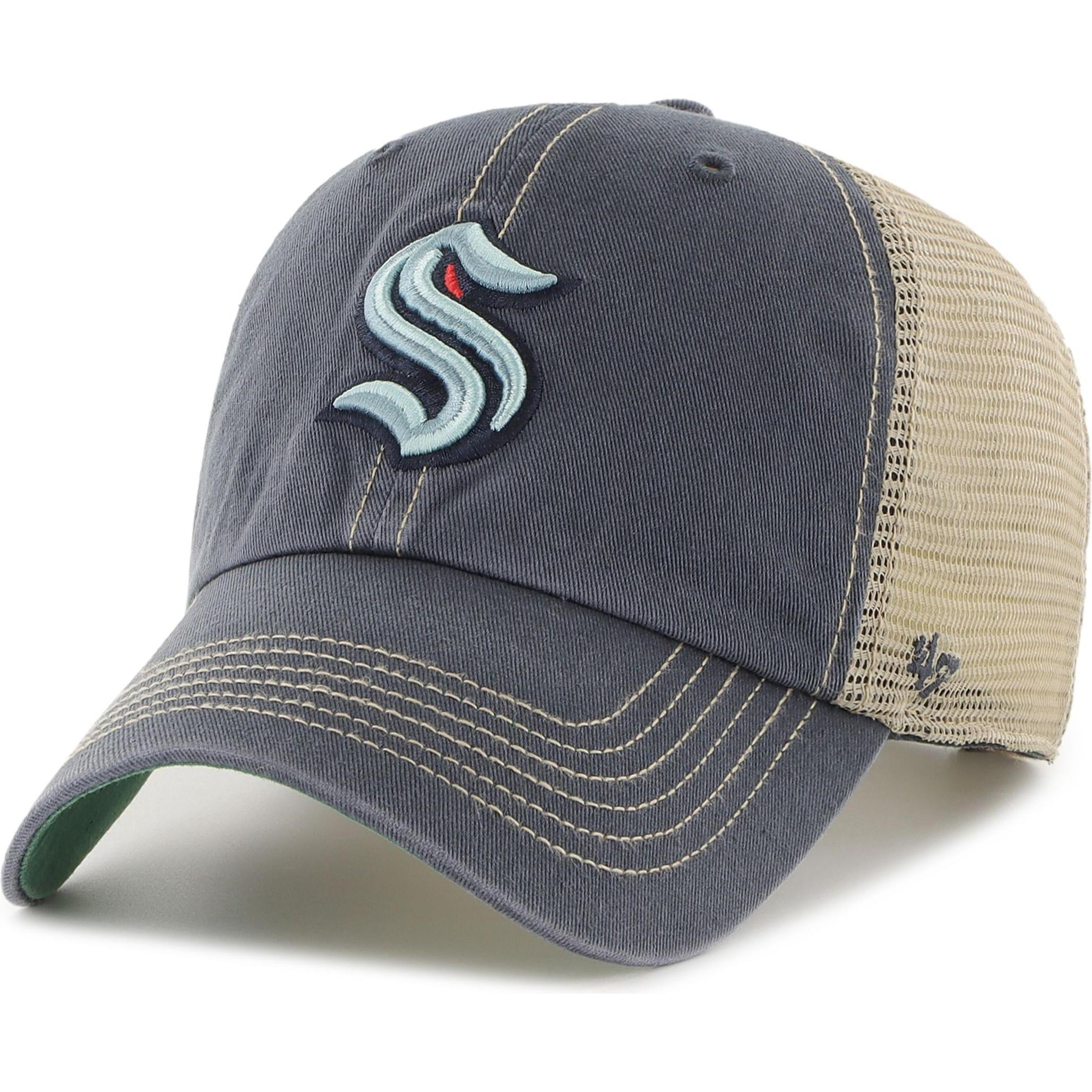 47 Brand, Herren, Cap, Trucker Vintage Cap - TRAWLER Seattle Kraken navy, Blau