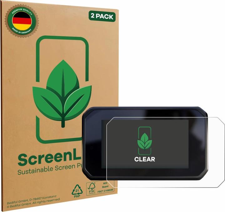 Produktbild ScreenLeaf Schutzfolie nachhaltiger Displayschutz Display Schutz Folie Klar Transparent