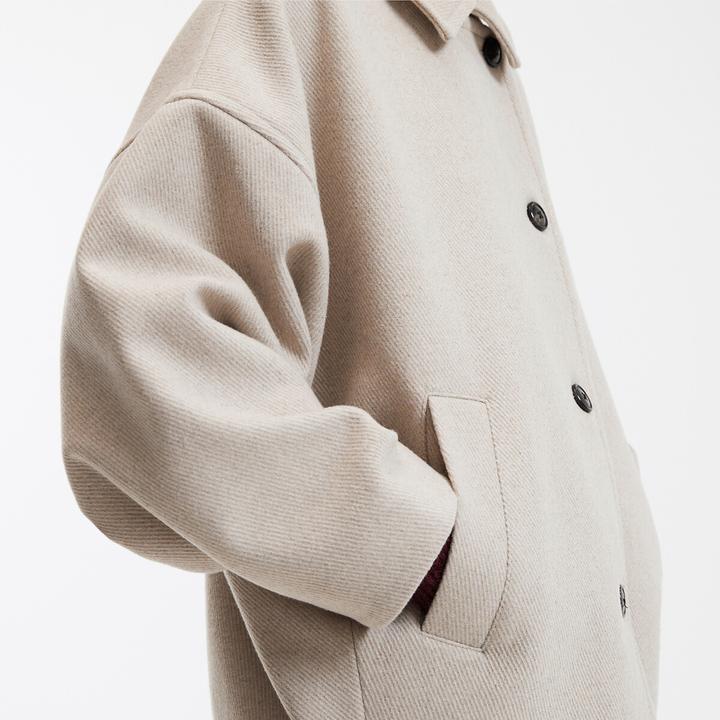 Actual product image La Redoute Collections Kurzmantel mit Knopfverschluss (38, M)