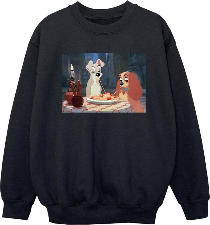 Produktbild Disney Lady And The Tramp Spaghetti Photo Sweatshirt Jungen (128)