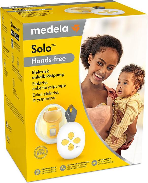 Actual product image Medela - Solo Hands-free Single Electric Breast Pump - 24 mm