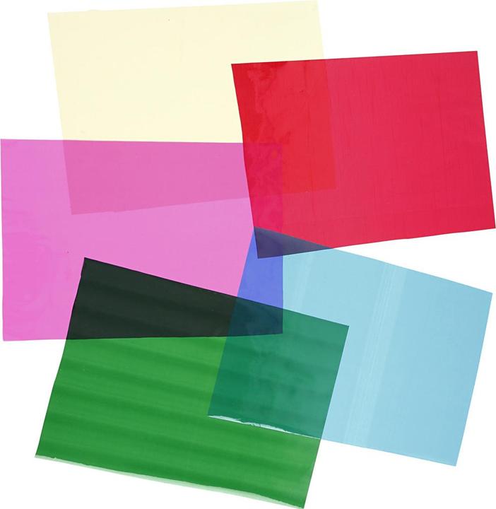 Actual product image Creativ Company Cellofaan foil Vellen Gekleurd, A4, 100pcs. (1x)