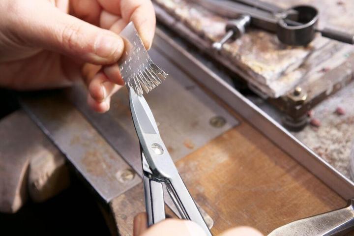 Actual product image Erdi Gold scissors 180 mm (18 cm)