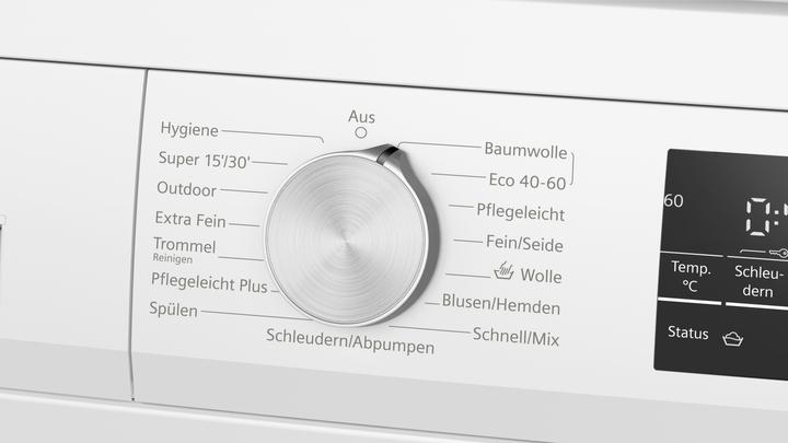 Produktbild Siemens iQ500, washing machine, frontloader fullsize, 8 kg, 1400 rpm, WU14UT71 (8 kg, Links)