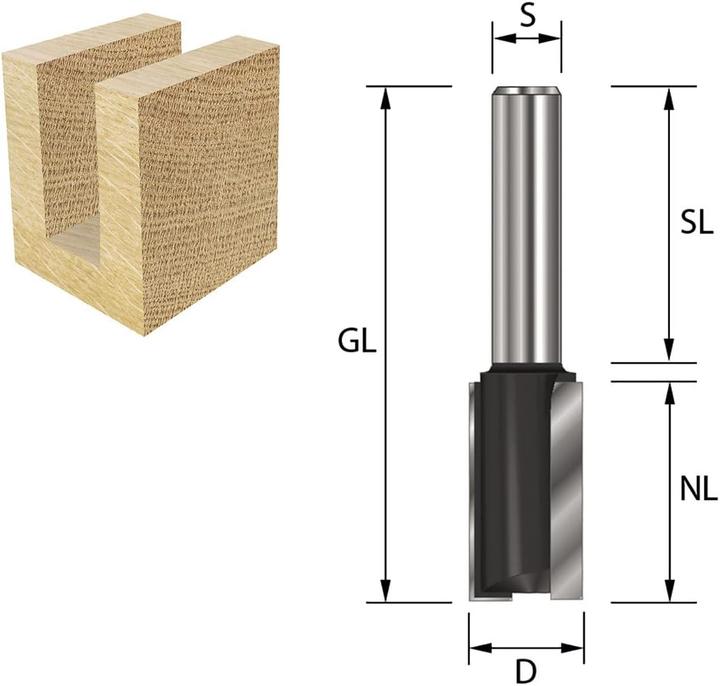 Produktbild ENT European Norm Tools 10506 Nutfräser