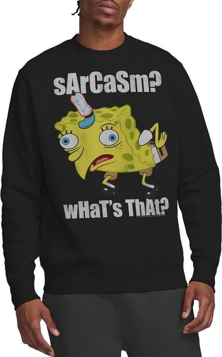 Produktbild Spongebob Squarepants Sarcasm Meme Sweatshirt (L)