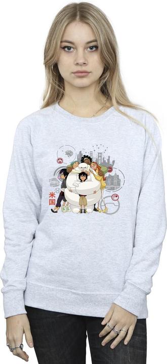 Image du produit Disney - Sweat BIG HERO BAYMAX GROUP HUG - Femme (L)