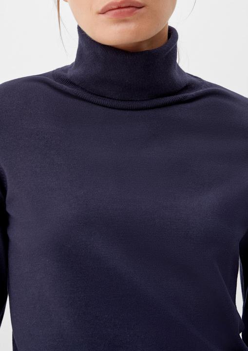 Actual product image s.Oliver Strickpullover Feinstrickpullover mit Rollkragen (34)