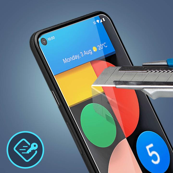 Produktbild Avizar Kristallklare Folie, Glas-Displayschutz (1 Stück, Google Pixel 5)