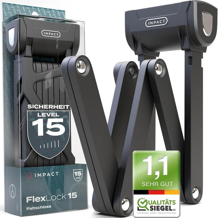 Actual product image Impact Bike Accessories FlexLock 15 folding lock (110 cm)
