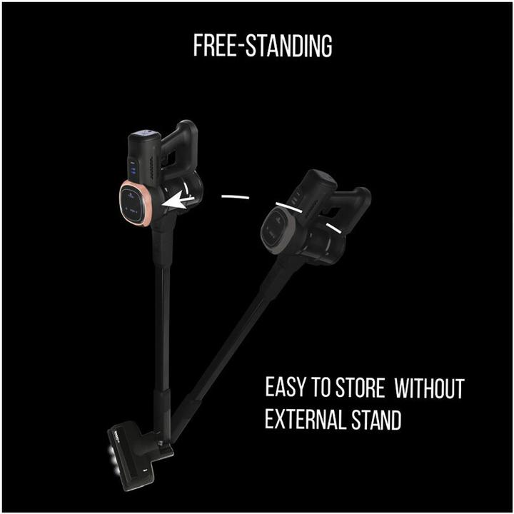 Immagine prodotto BerlingerHaus Aspirapolvere a batteria di design, motore BLDC da 220 W, batteria Li-ION da 25,9 V, nero-oro rosa