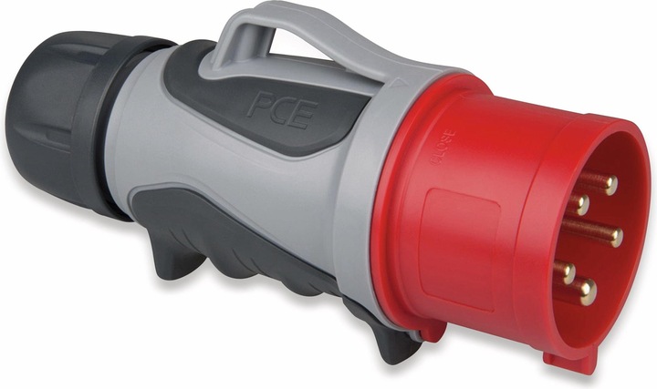 Produktbild PCE 0253-6tt Stecker 32A 5p 6h GRIP TT (CEE 32/3)