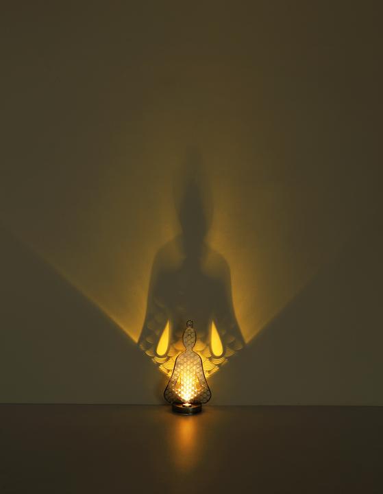 Actual product image Globo Solar Light Metal Silver 1xled (IP44)