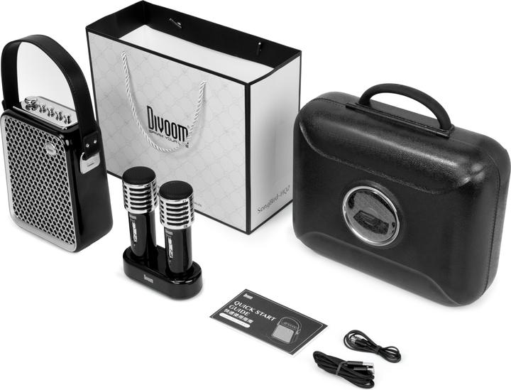 Actual product image Divoom SongBird-HQ2 black (8 h)