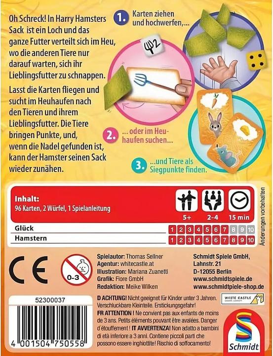 Produktbild Schmidt Spiele Die Nadel im Heuhaufen (d) (Deutsch, 2 - 4 Spieler)