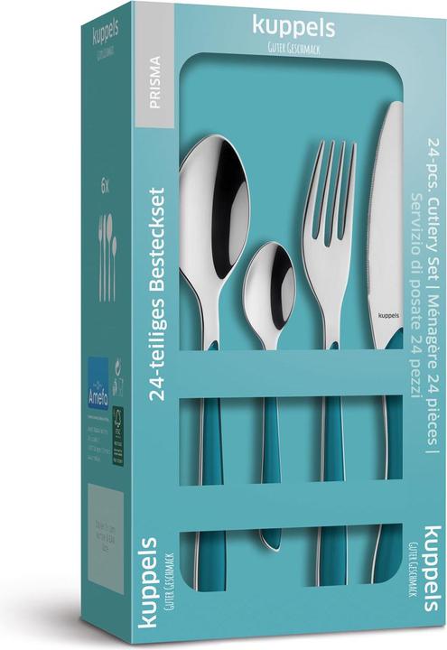Immagine prodotto Kuppels Set di posate 24 pezzi benzina 2214 Prisma (24 Pezzo/i, Set di posate)