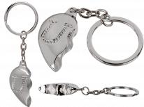 Actual product image Ootb Metal keychain, Broken Heart