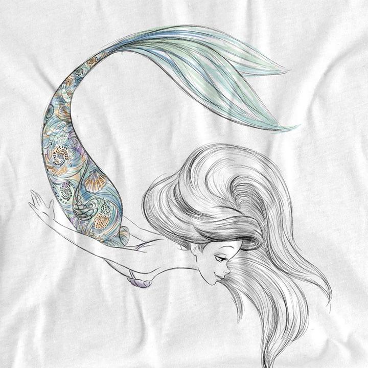 Produktbild The Little Mermaid Pearlescent TShirt (XXL)