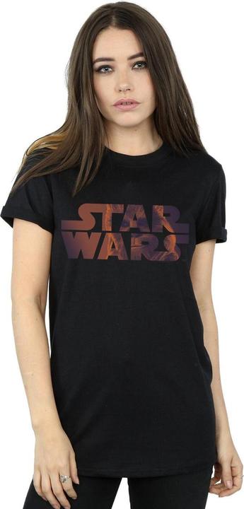 Immagine prodotto Star Wars Chewbacca Logo Maglietta Ampia Donna (M)