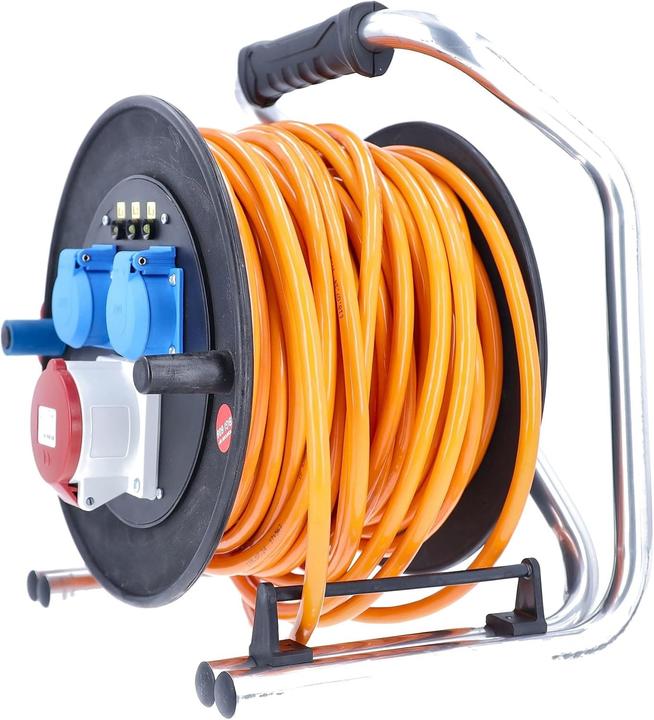 Produktbild As - Schwabe Hartgummi CEE Kabeltrommel (30 m, 2.50 mm²)