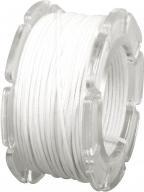 Image du produit Rayher Cordon de cire m. Nylon, 0, 6mm ø, blanc, 10 m