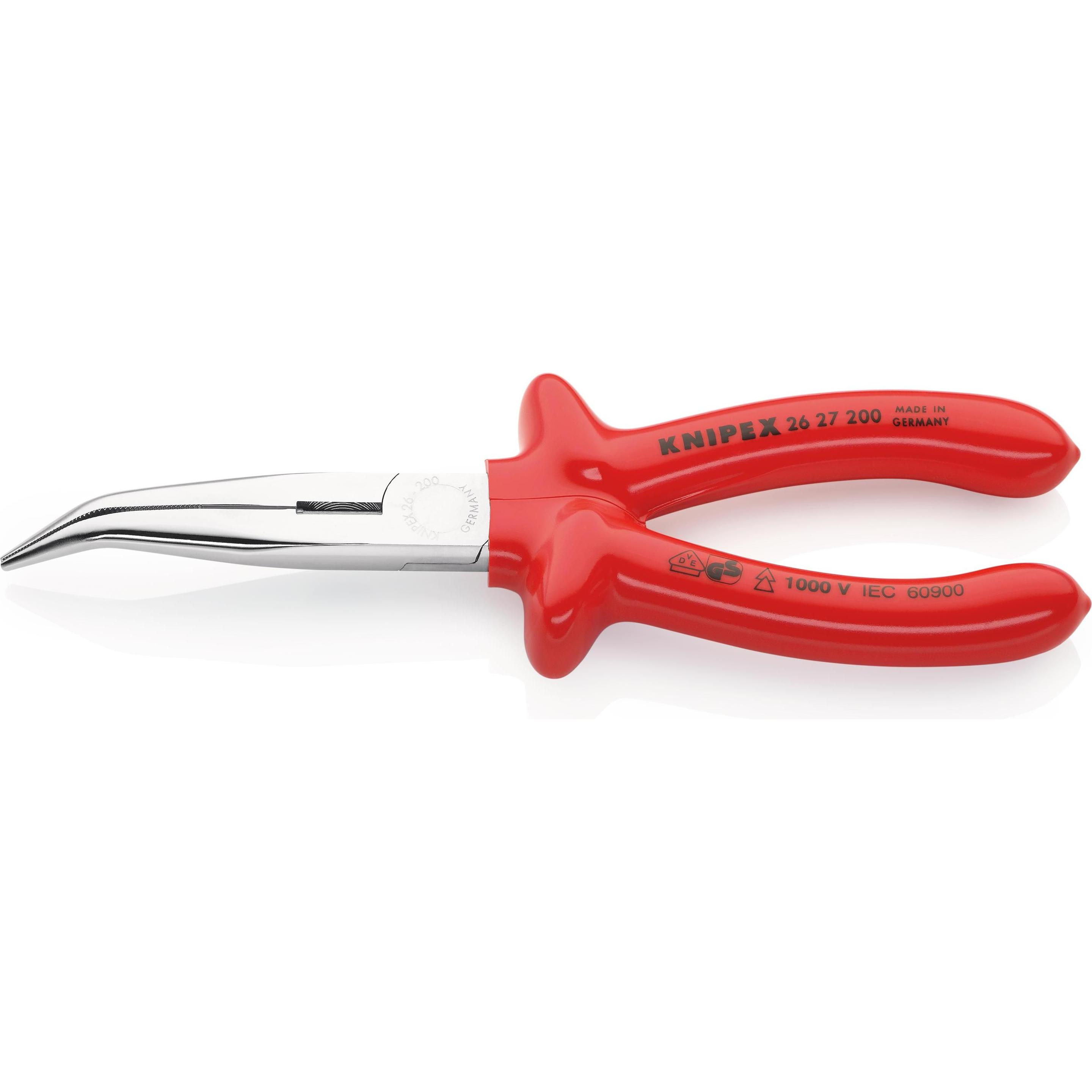 Thumbnail - Knipex, Zange, Flachrundzange mit Schneide (200 mm)