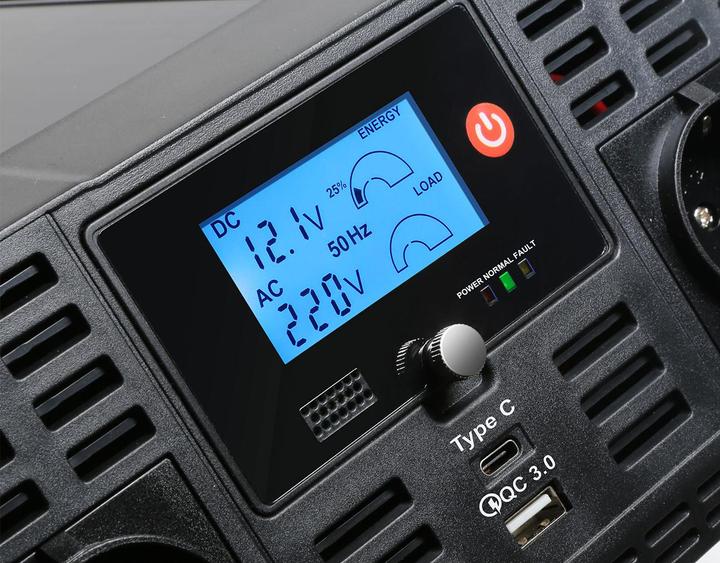 Produktbild Technaxx TE23 - Wechselrichter Sinus 3000 W Schutzkontakt