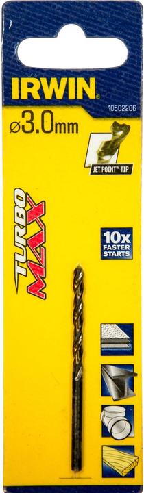 Produktbild Irwin Metallbohrer (3 mm)