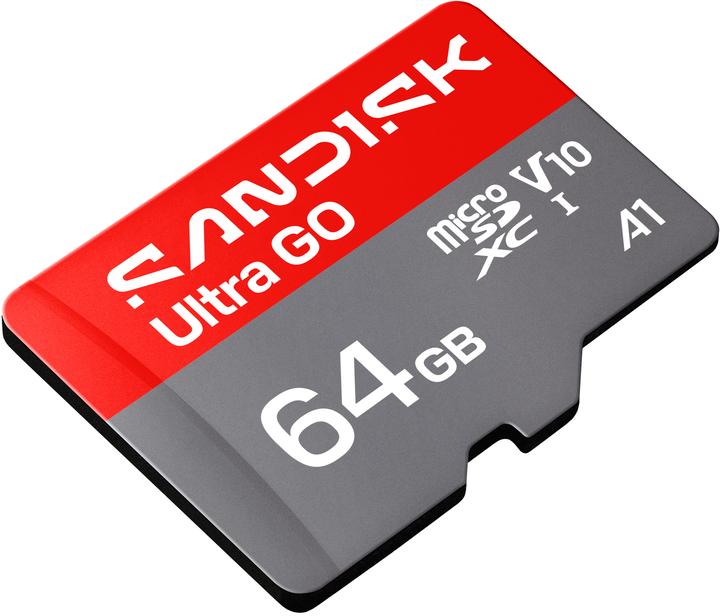 Produktbild SANDISK Ultra MicroSD UHS-I /s(R) (64 GB, microSDXC, U1, UHS-I)
